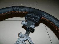 350Z - padded (2mm), perforated sides, smooth topbottom, orange stitching 2.JPG