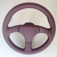 Porsche-burgundy-leather-burgundy-stitching