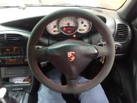 Porsche-996-dark-gray-charcoal-alcantara-9002-red-stitching