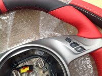 997,987 gen2 - thicker, red nappa, black top section + Red centre stripe at 12 o'clock, red stitching 2