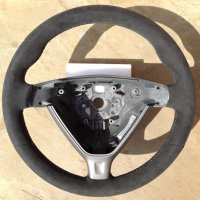 997,987 (traingular airbag) - thicker, thumb grips built up, dark grey Alcantara 9002, grey 415 stithing - GT3 Style