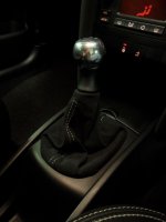 Peugeot 207 - Black alcantara, Black stitch 2