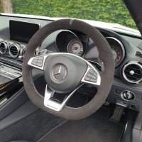 W205-C63-AMG-Full-Black-Alcantara-9040-BLACK-centre-stripe-Silver-grey-415-stitching-2