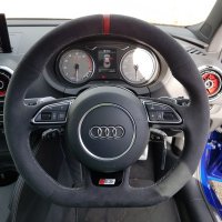 Audi-S3-8V-Standard-thickness-Dark-grey-Alcantara-9002-Red-centre-stripe-Silver-412-stitching-1