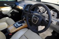 Audi-A6-3-spoke-perforated-sides-alcantara-top-bottom-grey-stitching