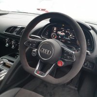 Audi-R8-mk3-Original-thickness-Dark-grey-Alcantara-9002-Red-stitching-2