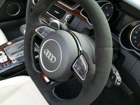 Audi A5 S-line - Black alcantara 9040, Silver stitching 2