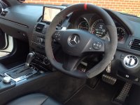 C63-AMG-Dark-grey-alcantara-9002-on-sides-Smooth-leather-TopBottom-Red-band-at-12-oclock-Red-stitching-3