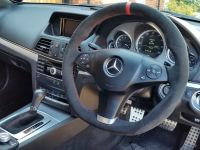 E-class-W212-W217-Black-alcantara-9040-Red-centre-stripe-at-12-oclock-Red-stitiching-2