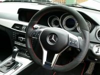 W204-amg-pack-Slighlty-thicker-Perforated-leather-on-sides-Black-alcantara-top-bottom-Red-stitching-2