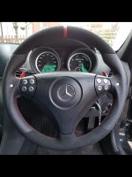 SLK-55-W171-AMG-Slighlty-thicker-Perforated-leather-on-sides-Black-ALcantara-9040-top-bottom-Red-centre-stripe-Red-stitchng-1