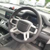 Defender-2023-Plastic-Slightly-thicker-Thumb-grips-added-AMG-Perforated-leather-on-sides-Smooth-top-bottom-Dark-grey-416-stitching-2