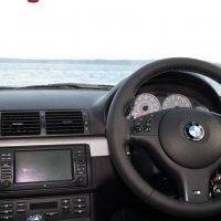 3 series E46 M-tech - slightly thicker, printed leather, M-Stitching -OEM STYLE 1
