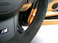 E60 M5 , E63 M6  - Slighlty thicker, Black alcantara 9040, m-stitching 2