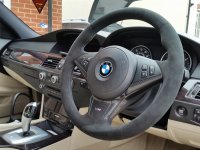 E60,E63 M-sport  - Black alcantara 9040, m-stitching 2