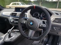F20-F30-M-sport-LCI-Modification-with-Flat-bottom-Black-Alcnatara-9040-Red-centre-stripe-M-stitching-2