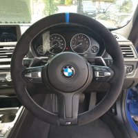 F20 F30-M-sport-Black-alcantara-Blue-centre-stripe-Light-silver-412-stitching-1