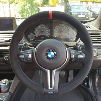 F80-M3-F82-M4-Black-alcantara-Red-centre-stripe-M-stitching-1
