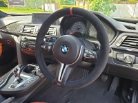 F80-M3-F82-M4-Black-alcantara-Red-centre-stripe-M-stitching-3
