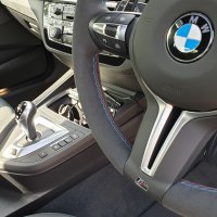 F87-M2-with-paddles-Dark-grey-Alcantara-9002-Blue-centre-stripe-M-stitching-2
