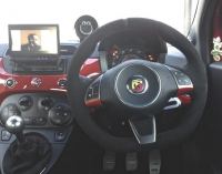 Fiat-500-Black-alcantara-9040-black-centre-stripe-at-12-oclock-Red-stitching-2