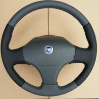 Fiat-Ducato-black-perforated-leather-sides-Mid-grey-nappa-top-bottom-grey-stitching