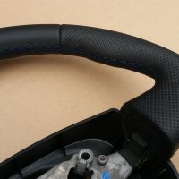 Fiest ST - Perforated leather on sides, Smooth top-bottom, Black  stitching 2