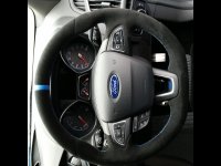 Focus RS mk3 - Black Alcantara 9040 + Blue Centre stripe Blue 1318 stitching 2
