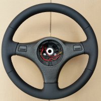 Escort Cosworth - perforated sides, smooth top-bottom , black stitching  - OEM Style 1