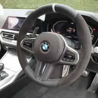 G20-M-sport-2019-with-Paddles-Non-heated-No-touch-sensors-Black-Alcantara-9040-on-sides-Smooth-leather-top-bottom-WHITE-centre-stripe-Mid-grey-415-stitching-2