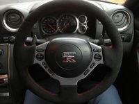 R35 GTR - black alcantara, red stitching 2.JPG
