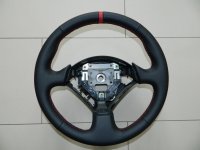 Civic Type-R - -slightly thicker, perforated sides, smooth top-bottom + red centre stripe, red stitching 1
