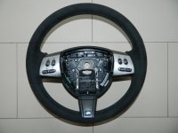 Jaguar XF - dark grey alcantara, green & red stitching 1
