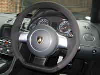 Lamborghini Gallardo LP560 - Alcanara 9040, black stitching 1