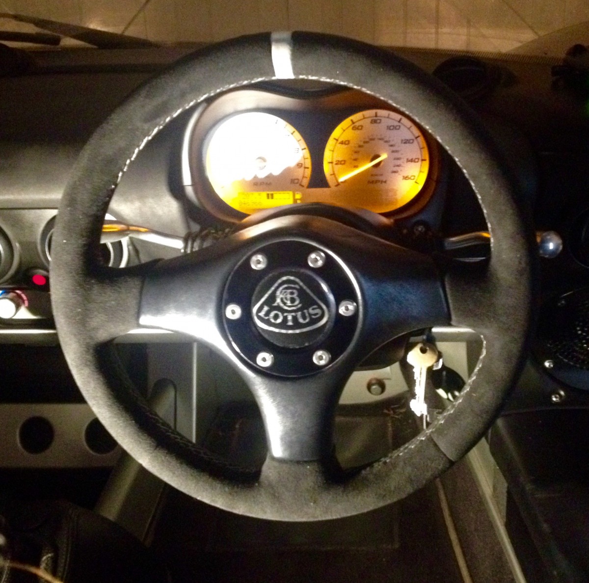 Sports steering wheel Lotus Alcantara/Leder Facelift