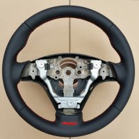 Mazda 3 MPS - Thicker, thumbs added, perforated sides, nappa topbottom, red stitching + MPS embroidered logo in red.jpg
