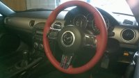 Mazda MX5 mk3 - thicker, thumb grips added, red nappa leather, red stitching 1.jpg