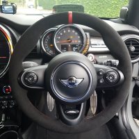Mini-F56-JCW-Black-alcantara-Red-centre-stripe-Red-stitching