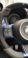Abarth-595c-2017-Black-Perforated-leather-on-sides-Black-Alcantara-9040-Top-Light-Grey-Alcantara-bottom-Blue-1078-stitching-3