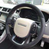 RR-sport-Paddles-Thicker-Thumb-grips-AMG-added-Perforated-leather-on-sides-Black-Alcantara-9040-top-bottom-Light-cream-stitching-2