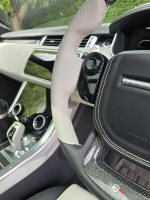 RR-sport-SVR-wheel-HEATED-Light-Grey-Perforated-leather-on-sides-Black-Smooth-leather-top-bottom-Silver-412-stitching-Originally-3
