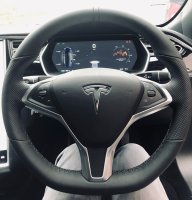 Tesla-Model-S-2017-NON-heated-Perforated-leather-on-sides-Smooth-top-bottom-Black-centres-tripe-Dark-grey-charcoal-1282-stitching-1