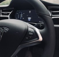 Tesla-Model-S-2017-NON-heated-Perforated-leather-on-sides-Smooth-top-bottom-Black-centres-tripe-Dark-grey-charcoal-1282-stitching-2