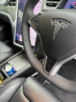 Tesla-Model-S-NON-heated-Perforated-leather-on-sides-Smooth-leather-top-bottom+ Dark Grey Alcantara 9002 centre stripe -Dark-Grey-1282-stitching-3