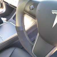 Tesla-3-2020-Full-modification-with-Flat-bottom-PROFILES-SMOOTH-leather-on-sides-Dark-grey-Alcantara-9002-top-bottom-Light-grey-centre-stripe-Light-grey-412-stitching-3