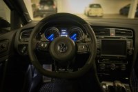 Golf R mk7 2016 (no Paddles) -Perforated leather on sides, Alcantara top-bottom, Silver 412 stitching 2