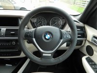 X5 E70 sport- padded, smooth nappa leather, cream stitching - M-Sport Style 3