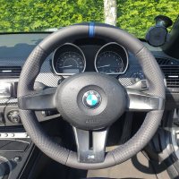 E85-E86-Z4-M-sport-Padded-Originally-Perofrated-leather-on-sides-Smooth-top-bottom-Dark-blue-stripe-Dark-blue-816-stitching-1