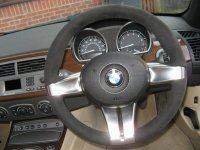 Z4 E85 SE - double padded, Alcantara 9040, Black stitching 02